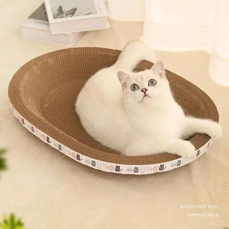 Cat Interactive Toy Rascador Para Gatos Cat Scratching Board Cat Scratcher Corrugated Cardboard Claw Grinding Cat Bed Nest