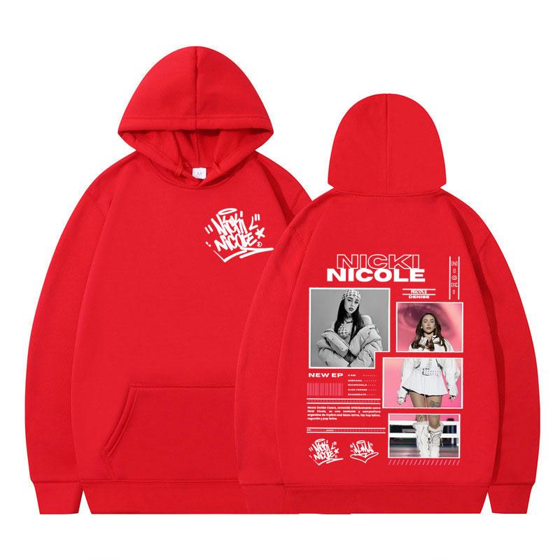 Singer Nicki Nicole Album Tour 2025 Autumn Winter Men's Women's Fashion Aesthetic Sweatshirts Casual Cotton Hoodies Streetwear