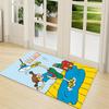 Custom Name Pippi Adventures Carpet Rug Customizable Soft Washable Anti-Slip Home Living Room Sofa Mats Personalized Rug. 0909321