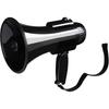 MyMealivos Portable Megaphone Bullhorn 20 Watt Power Megaphone Speaker Voice and Siren/Alarm Modes with Volume Control and Strap