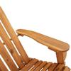 Vidaxl Adirondack Rocking Chair With Cushions, Solid Acacia Wood
