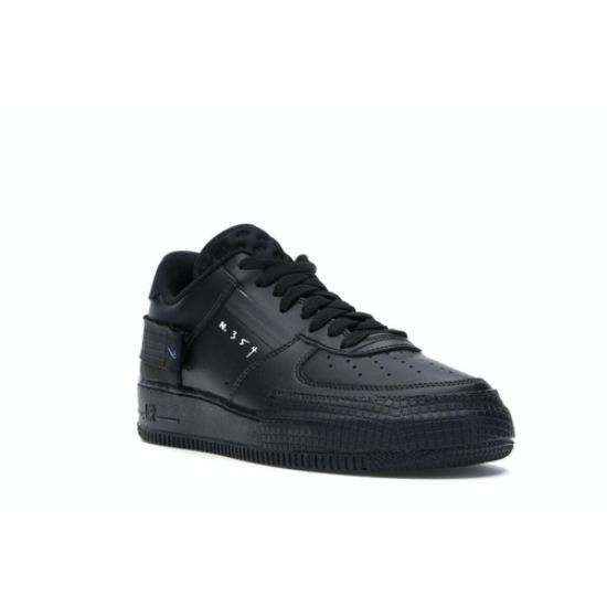 Nike Air Force 1 Type Black Photo Blue - AT7859-001