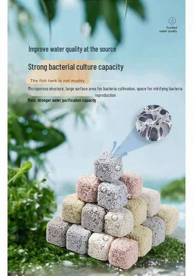 Ceramic Rings & Quartz Balls for Aquarium Nitrifying Bacteria Cultivation and Water Purification.