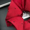 High-Elastic Korean-Style Red Polka Dot Scrunchie Hair Accessory 2025.
