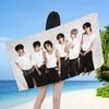 Kpop RIIZE Anime Strand Handtuch Weiches Saugfähiges Waschlappen Kindergeschenke Für Kinder Reisen Camping Fitnessstudio