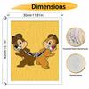 Disney Chip and Dale oil paint by numbers painting kit handmade diy home decor gifts wall art canvas set for adults birthday present