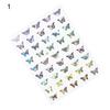 Sticker Self-adshesive Removable Nail 1Sheet Butterfly Pattern Fadeless Fingernails for Party