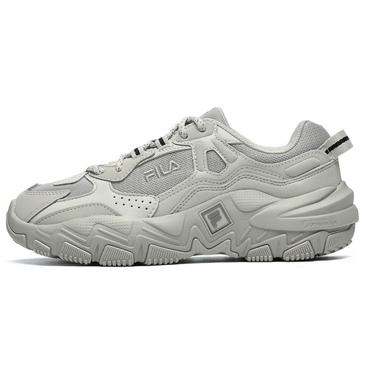Fila Predator 2 Synthetic Leather Casual Versatile Shock Absorbing Durable Low Top Lifestyle Shoes Women Sneaker Limestone F12W216132FPS