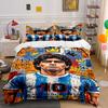 Portrait, Crown, Text Elements. Bedding Sets Duvet Cover Sets Duvet Covers Pillowcases(1 * Duvet Cover 2 * Pillowcases, Without Duvet Insert)