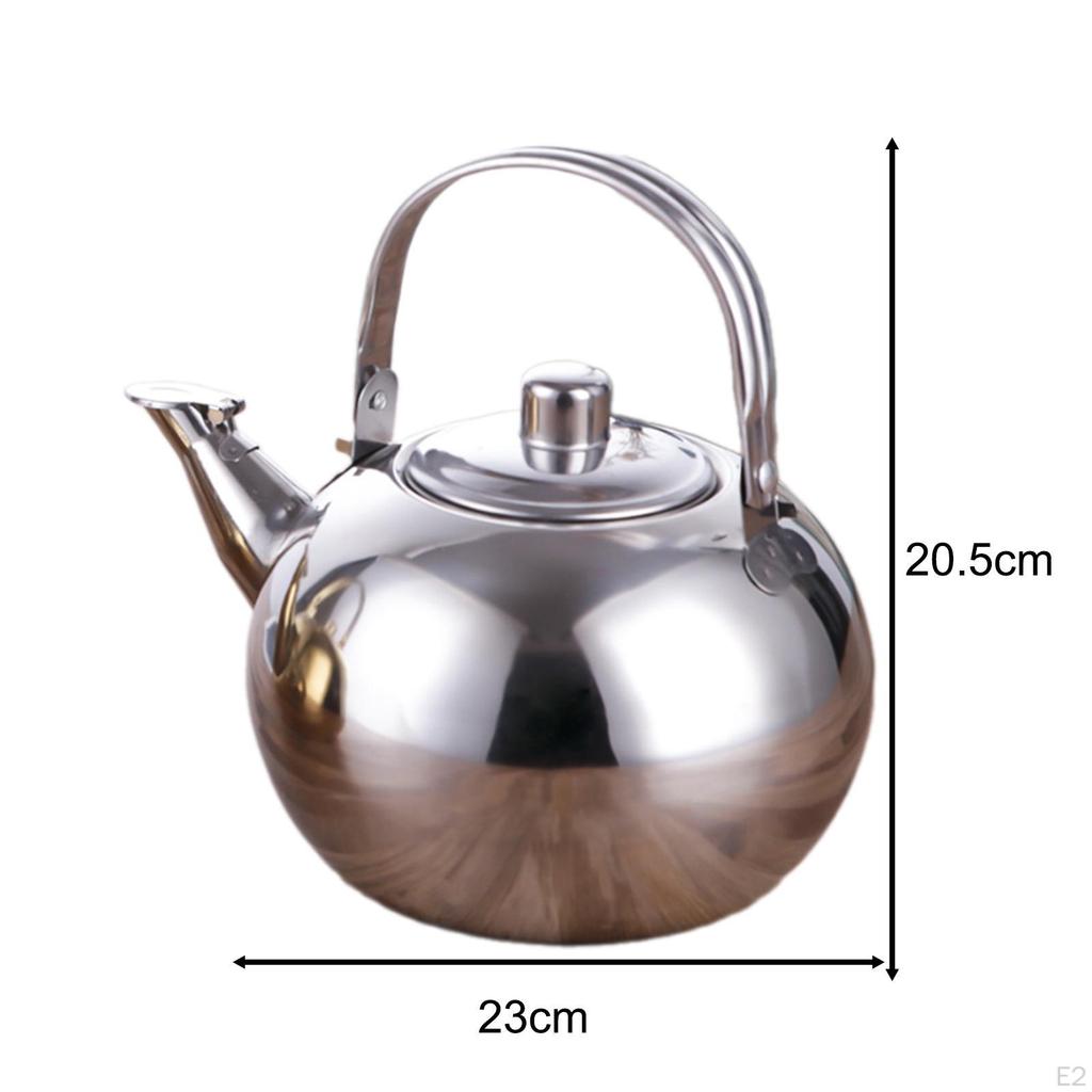 Stainless Steel Tea Kettle,Water Kettle 67oz Teapot with Filter,Water Boiler for Camping Year