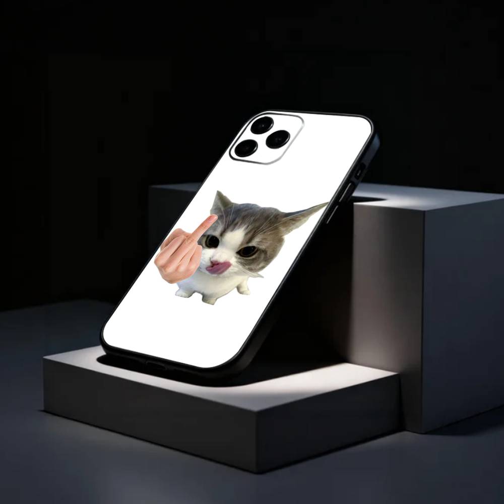 H-Hilarious M-Middle Finger Phone Case Silicone Soft For IPhone 17 16 15 14 13 12 11 X XR Plus Pro Max Plus