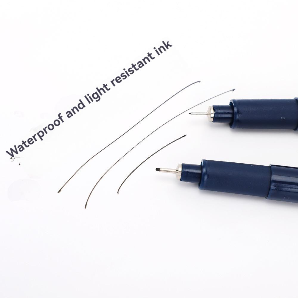 12 buc./set Art Manga Contur stilou Pigment Liner Micron Pen Marker Fine Liner Ac Pen pentru Schiță Pensule Papetarie Articole pentru Artă