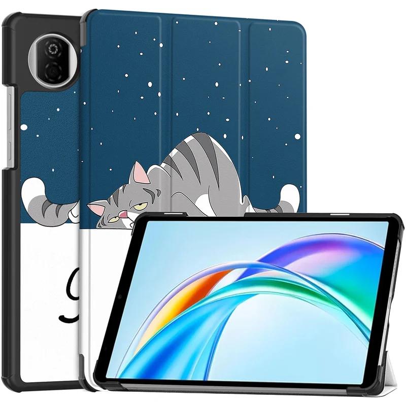 For Honor Pad X7 Tablet Case 8.7 Inch Magnetic Stand Leather Painted Cover For Honor Pad X7 2025 Case Coque Kids
