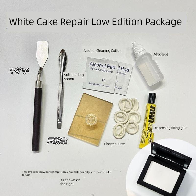 

Инструмент для восстановления пудры Набор кистей для макияжа Nars Шлифовальная пластина Профессиональный рассыпчатый порошок Хайлайтер Румяна Точки Large White Cake Low Edition Repair Package