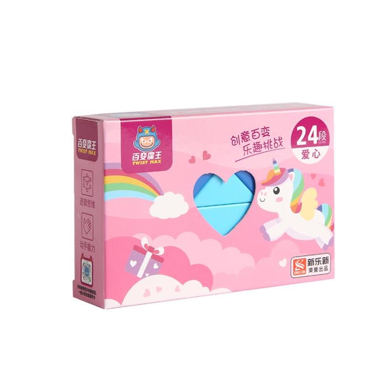 24 Segments Magic Ruler Foldable Deformation Magic Snake Cube Educational Puzzle Toy for Kindergarten Kids MX