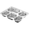 Jingqingfu 304 Stainless Steel Divided Meal Tray