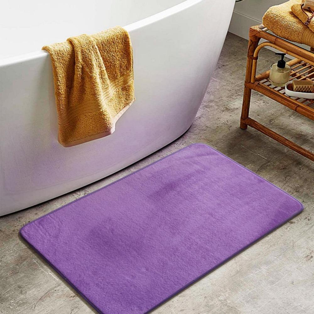 Mercan Polar Kabartma Banyo Kaşmir Kalınlaştırıcı Mat Banyo Kaymaz Halılar Lavabo Küvet Yan Zemin Halısı Duş Odası Kapı Paspası Hafızalı Köpük 3D Ped