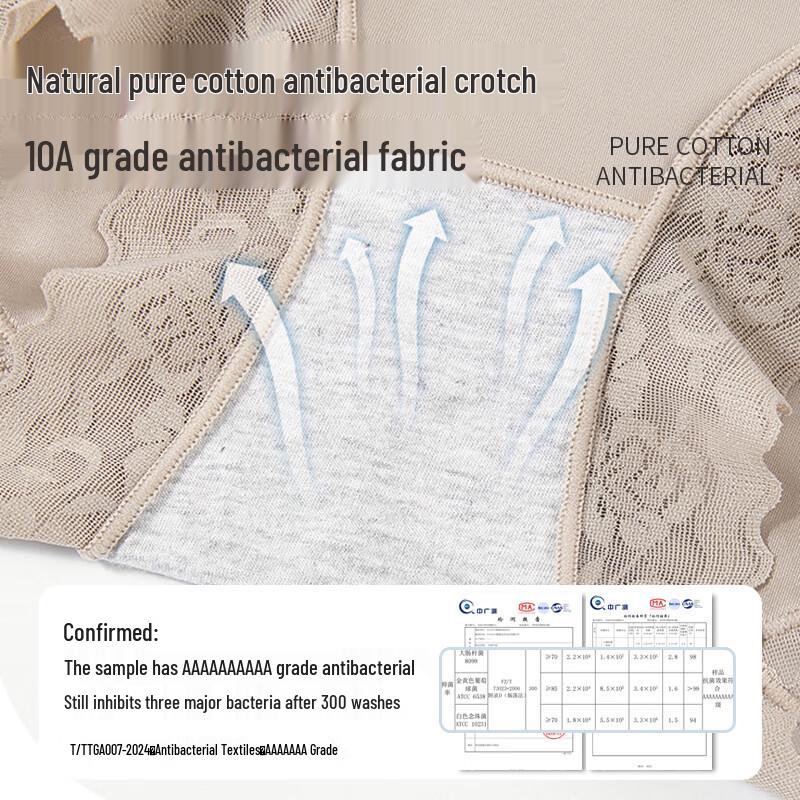 Ordifen Women's High-Waist Lace Tummy Control Underwear