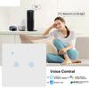 Intelligenter WiFi-Wandschalter mit 2 Tasten für das Tuya-Ökosystem Optionale Ein-Draht-Installation Neutralleiter Optional EU-Standard