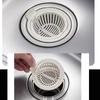 Kitchen Sink Drain Hole Filter Trap Sink Strainer ABS Bath Sink Drain Basket Tool Sink Strainer Filter