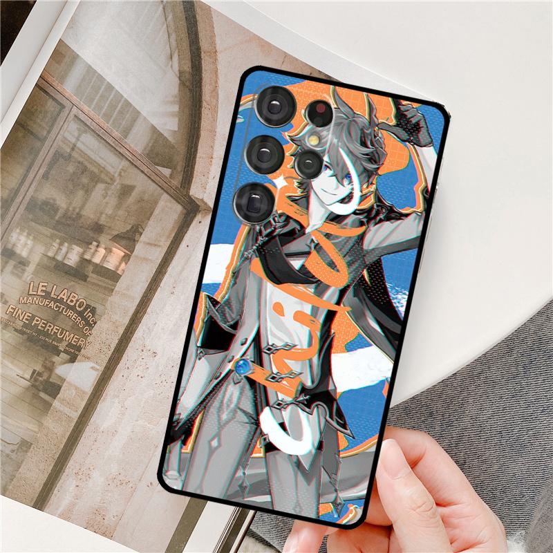 Tartaglia Genshin Impact Phone Case For Samsung Galaxy S24 Ultra S9 S10 S20 S21 S22 S23 Plus S24 FE S25 Ultra Cover
