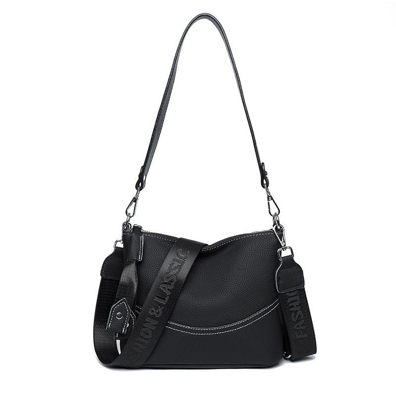 Genuine Leather Women s Bucket Bags Large Capacity Shoulder Messenger Bag Luxury Women s Bags