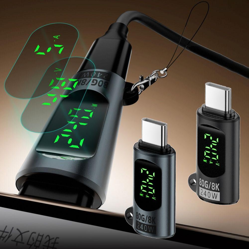 Digital Display Type-C Converter 240W USB4 Adapter High Quality Extension Connector  Mobile Phone