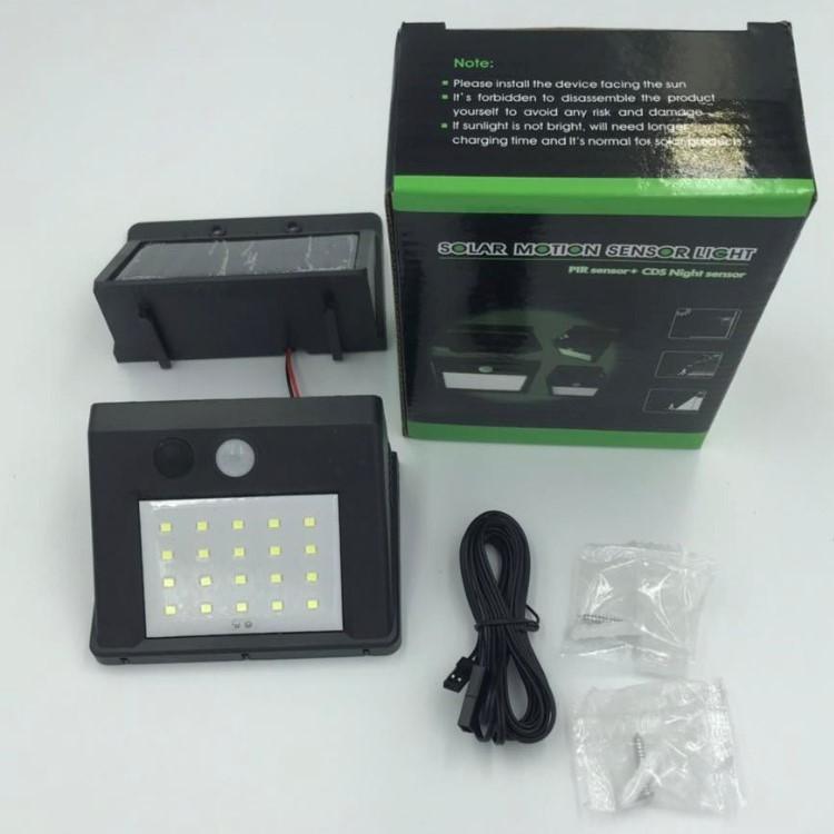 30LED Solar Light Motion Sensor Outdoor Garden Decoration Fence Split Wall Light Pathway Yard Security Lamp