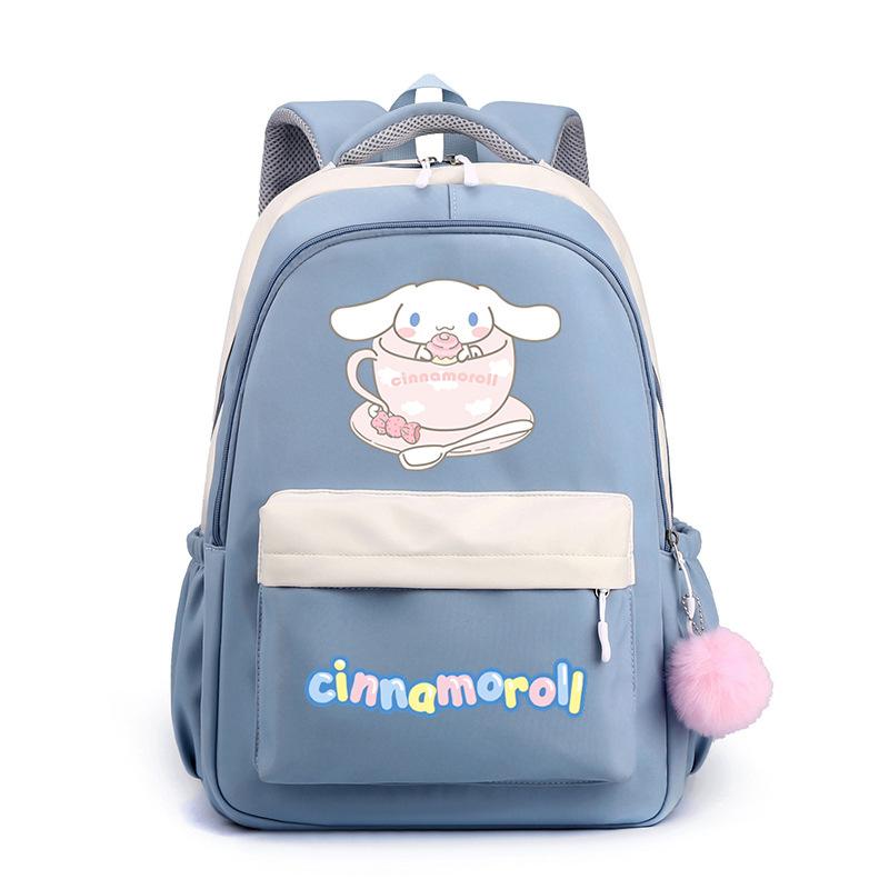 Big-Eared Dog Cute Cartoon Printed Backpack Middle School Bag