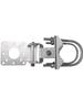 Adjustable Iron Antenna Mount: Multi-Angle Network Bridge Clamp with Dacromet Plating