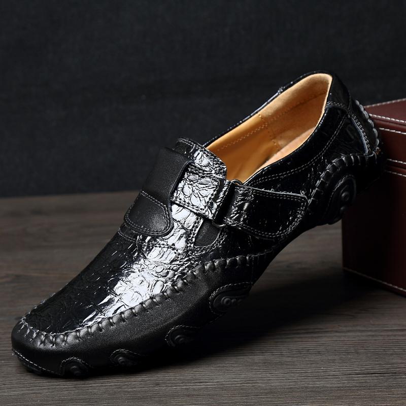 38-47 Мужские кожаные туфли ручной работы в европейском стиле — фото 12