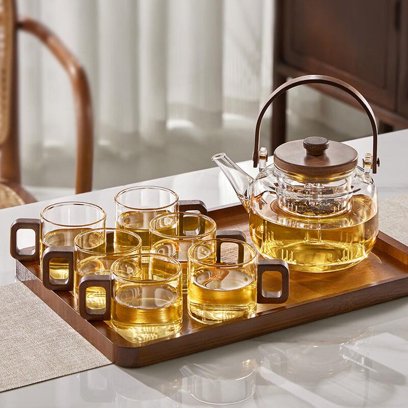 Jingbaodi Glass Teacup Set