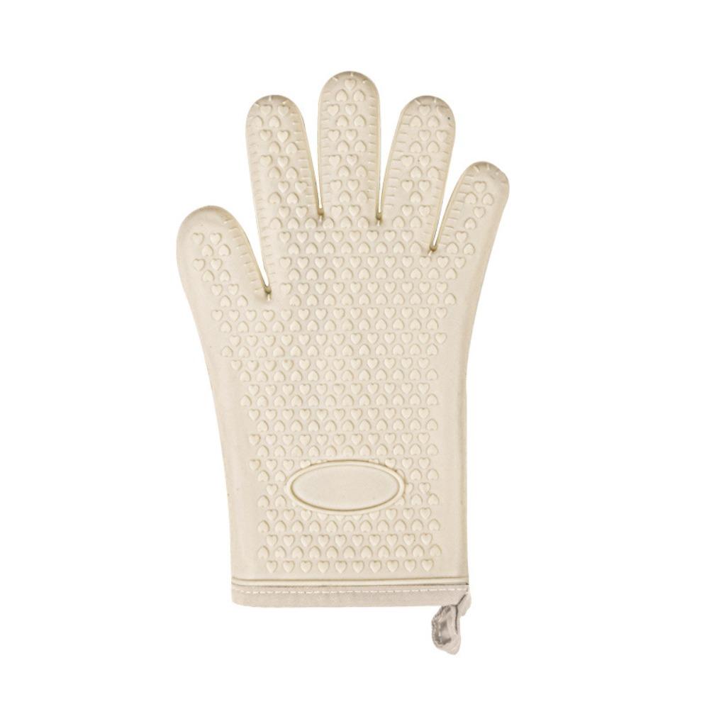 Anti-scald Heat Insulation Mitts Silicone Microwave Oven Baking Gloves New BBQ Gloves Kitchen