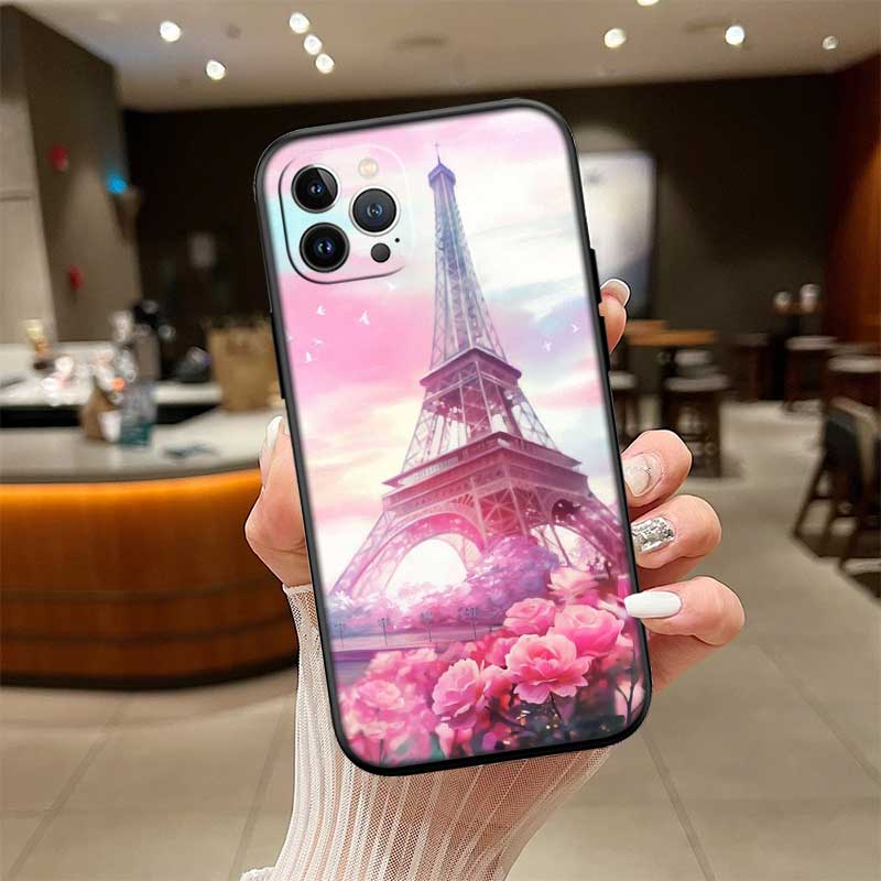 RE49 Paris Eiffel tower New High-End Shell Phone Case for iPhone SE X XS XR 16E 17 11 Pro Max 8 7 6 6s Plus Air