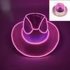 Luminous Neon LED Solid Color Bucket Hats Men Women Hip Hop Panama Fisherman Cap Summer Outdoor Casual Party Novelties