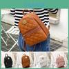 Stylish Embroidered Mini Backpack For Women Korean Version Pu Material Multiple Colors