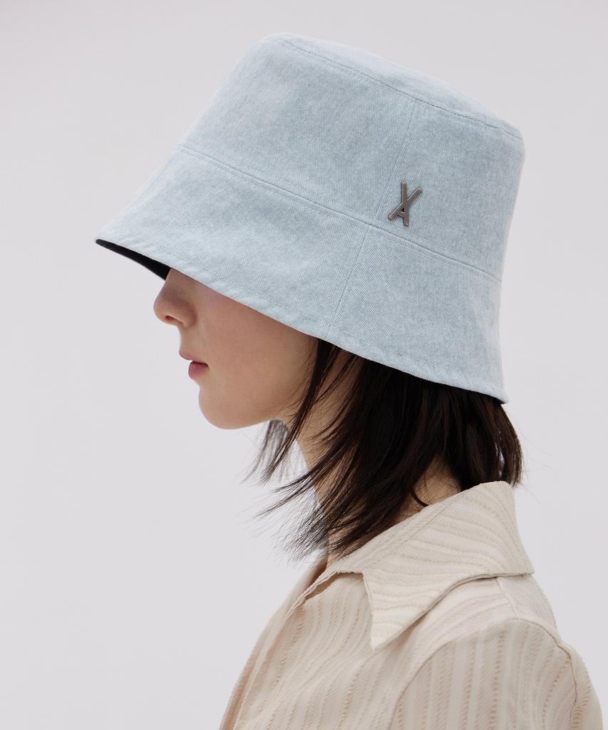 Bajal Va Studded Pigment Bucket Hat Sky