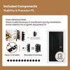 5pcs Thickness Adjustable Hinge Spacers Waterproof Hinge Shims Door Hinge Shims  Hardware
