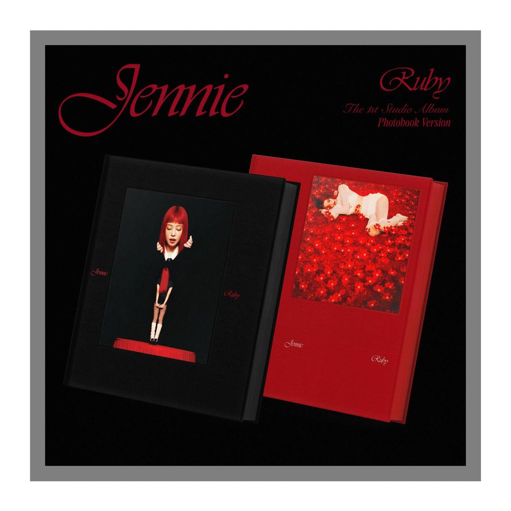 POB JENNIE Ruby 1st Studio Album with Tracking Sealed [WITHMUU Exclusive] BLACK'PINK (Photobook Set(Zen+Jane))