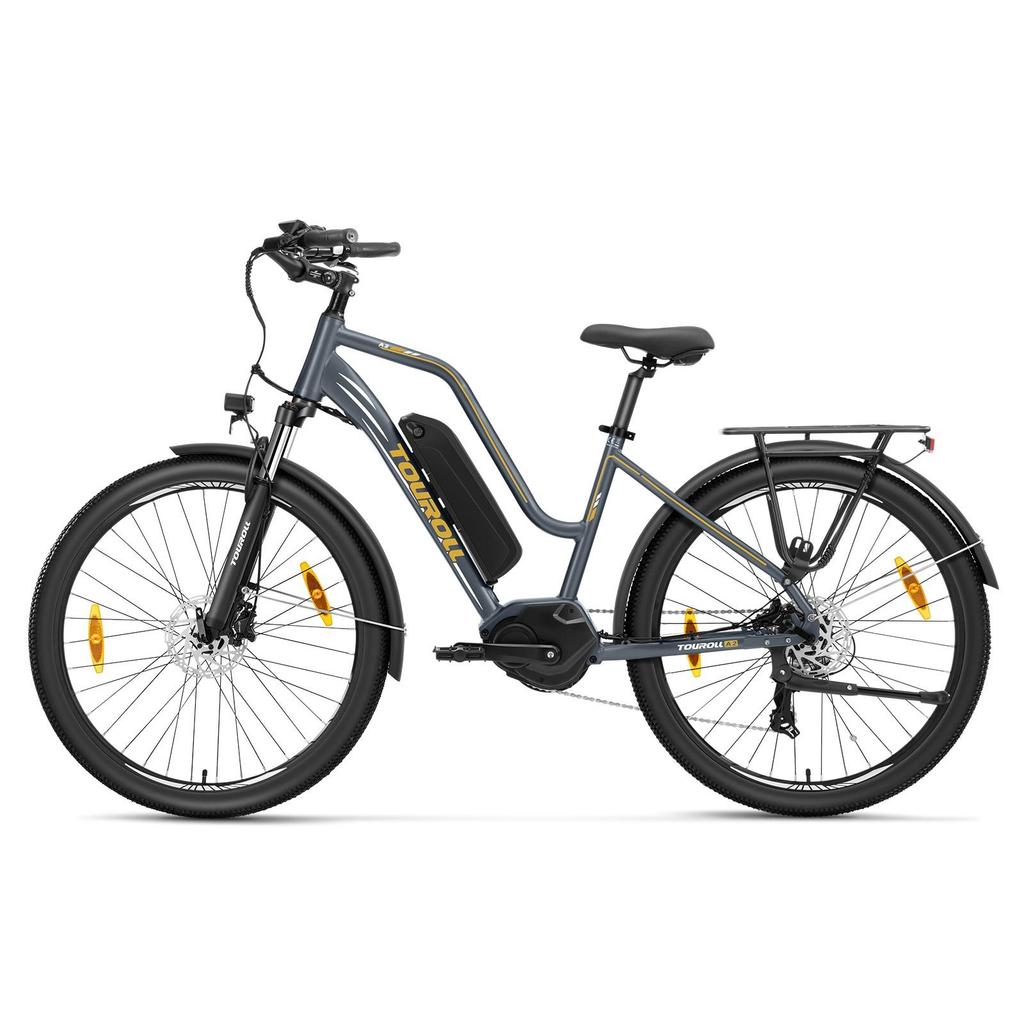 Touroll MA2 Grijs EU Stekker Opstap 27.5in 36V13Ah 250W E-Bike