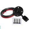 2Pcs Waterproof Harness 12AWG Quick Connectors SAE Connectors Power Socket for Solar Panel Generators Battery Charger