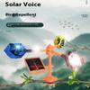 Solar Vogelabwehr Wasserdicht Solarenergie Vogelabwehrgerät 360° Drehender Reflektor Landwirtschaftliche Nutzfläche Obstplantage Vogelabwehrgerät