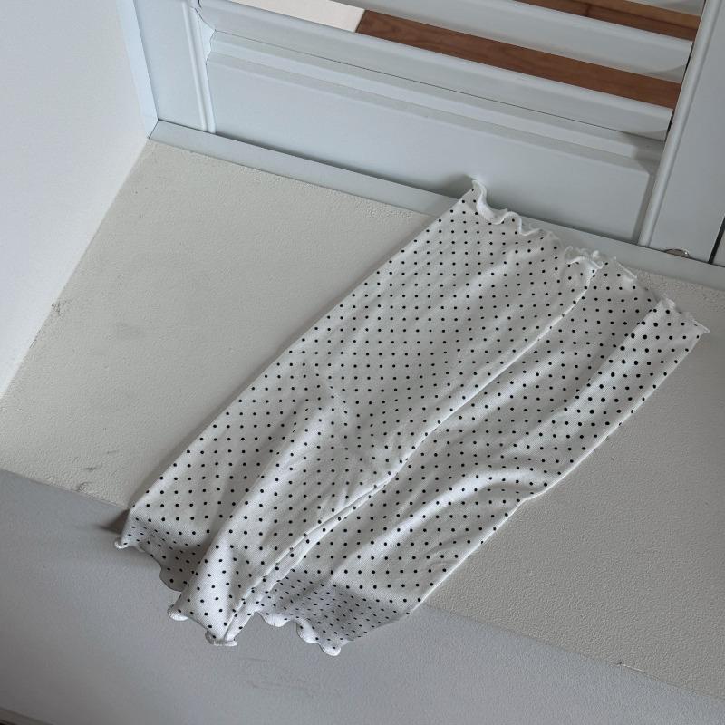 

Женские гетры в горошек, гетры-носки с махрой, дышащие гетры до середины икры двойной вязки, утягивающие носки 1 pair белый