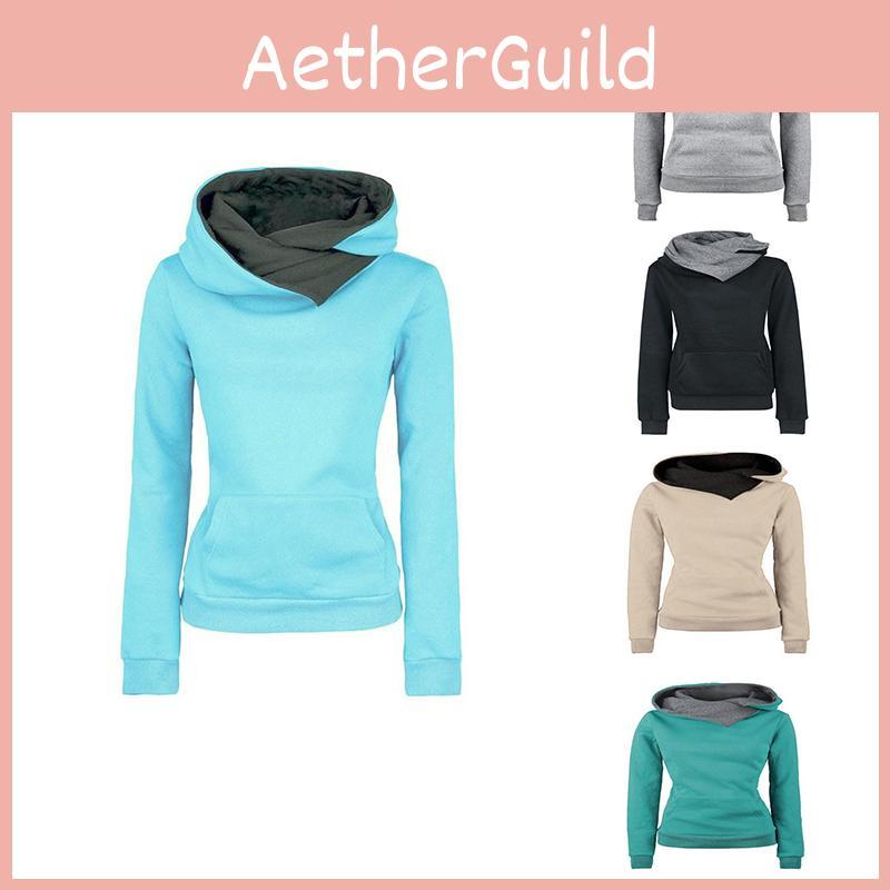 Premium Quality Women's Hooded Jumper Sweater For Comfortable Outdoor Activities