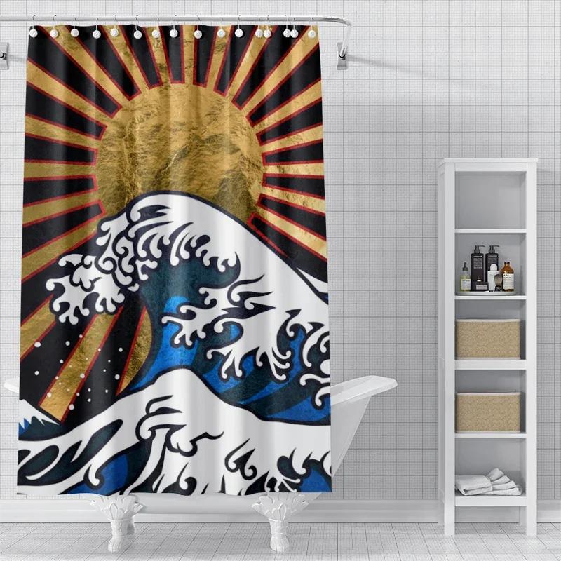 Home Shower Curtains for Bathroom Waterproof Fabric Modern Nordic Style Bathroom Curtains Shower Curtain