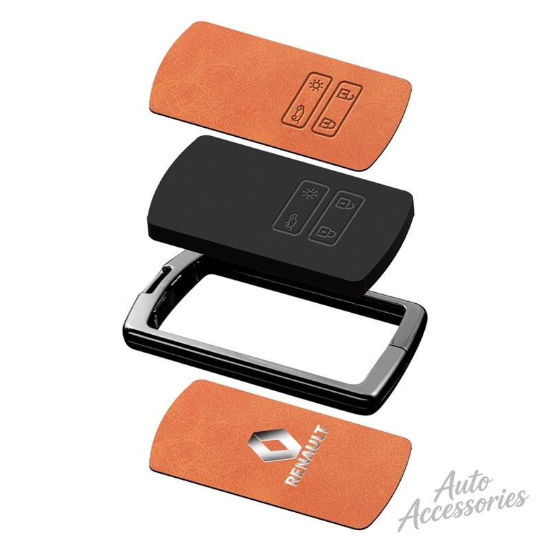 Zinc Alloy Car Key Case Cover Key Bag Shell Holder Protector For Renault Koleos Kadjar Captur Megane Clio Scenic Talisman Arkana S666