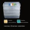 Large Transparent Bead Organizer Box with Compartments