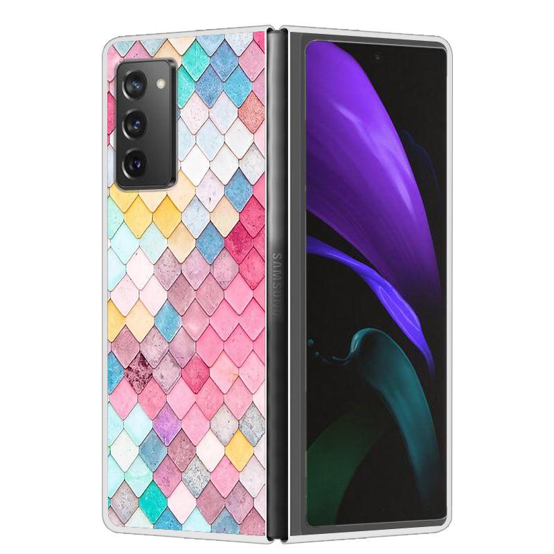 For Samsung Galaxy Z Fold2 Fold4 Fold5 Case Shockproof Hard Plastic PC Back Cover For Samsung Galaxy Z Fold 3 5 4 5G Phone Cases