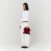 Pleatsmama Burgundy New Bow Bag