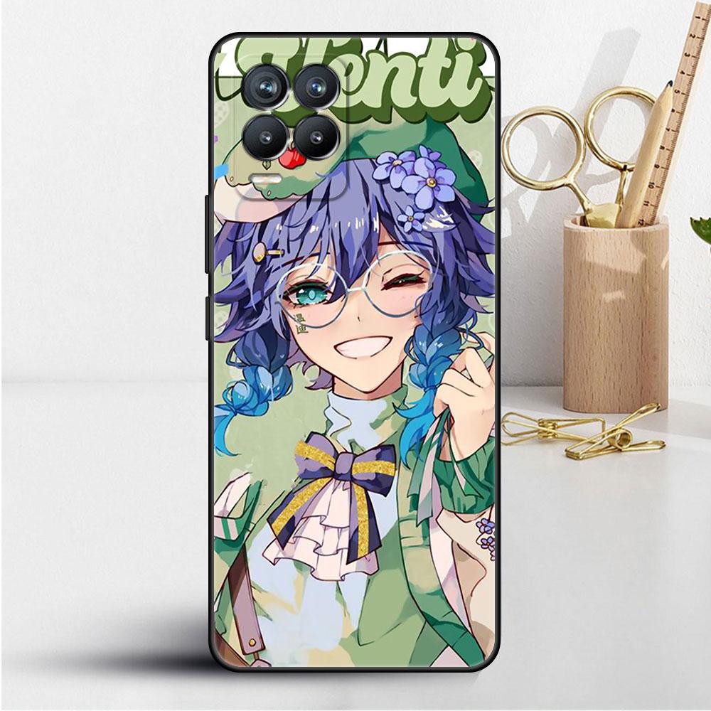 Genshin Impact Case For Realme 8 C21y GT Neo 2 3 8i C21 7 C11 6 C12 C35 C3 GT 9 Pro C12 Silicone TPU Phone Cover